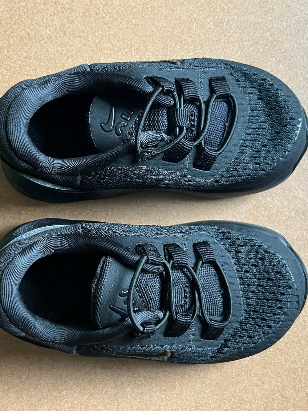 Nike Air Max 270 Toddler Kids Triple Black Sneakers Size 5C, Blackout Shoes